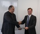 Handover of the “Kooperationsvertrag” (left: Prof. Mladenov; right: Prof. Proppe) Handover of the “Kooperationsvertrag” (left: Prof. Mladenov; right: Prof. Proppe)