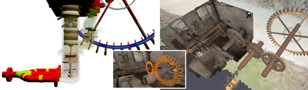 3D-Simulation historischer Mechanik