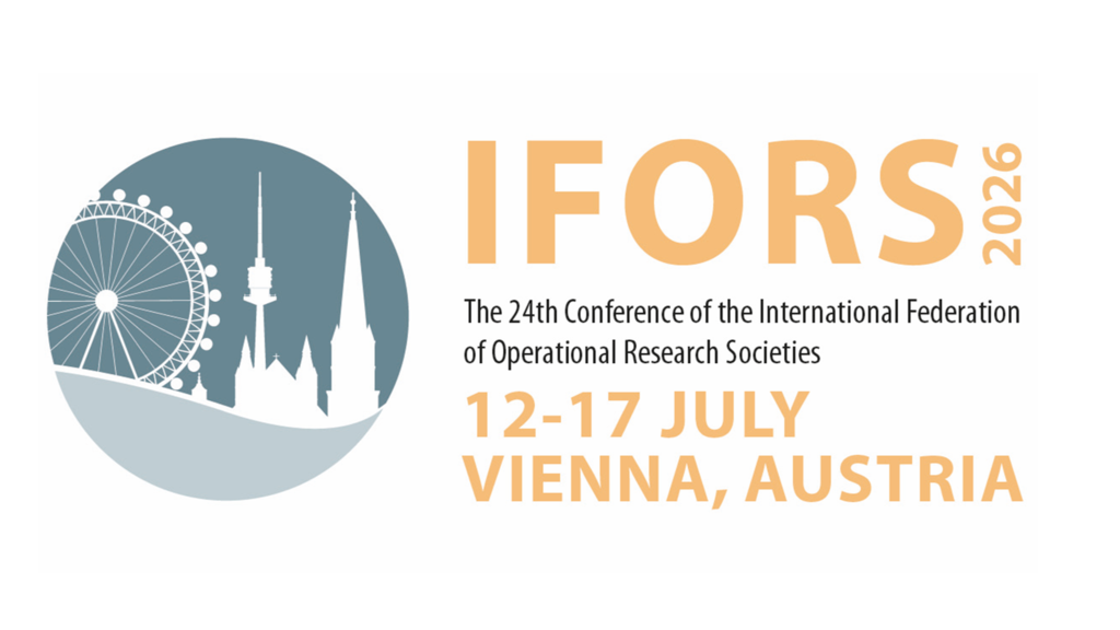 Logo der 24. IFORS-Konferenz vom 12.-17. Juli 2026 in Wien, Österreich.